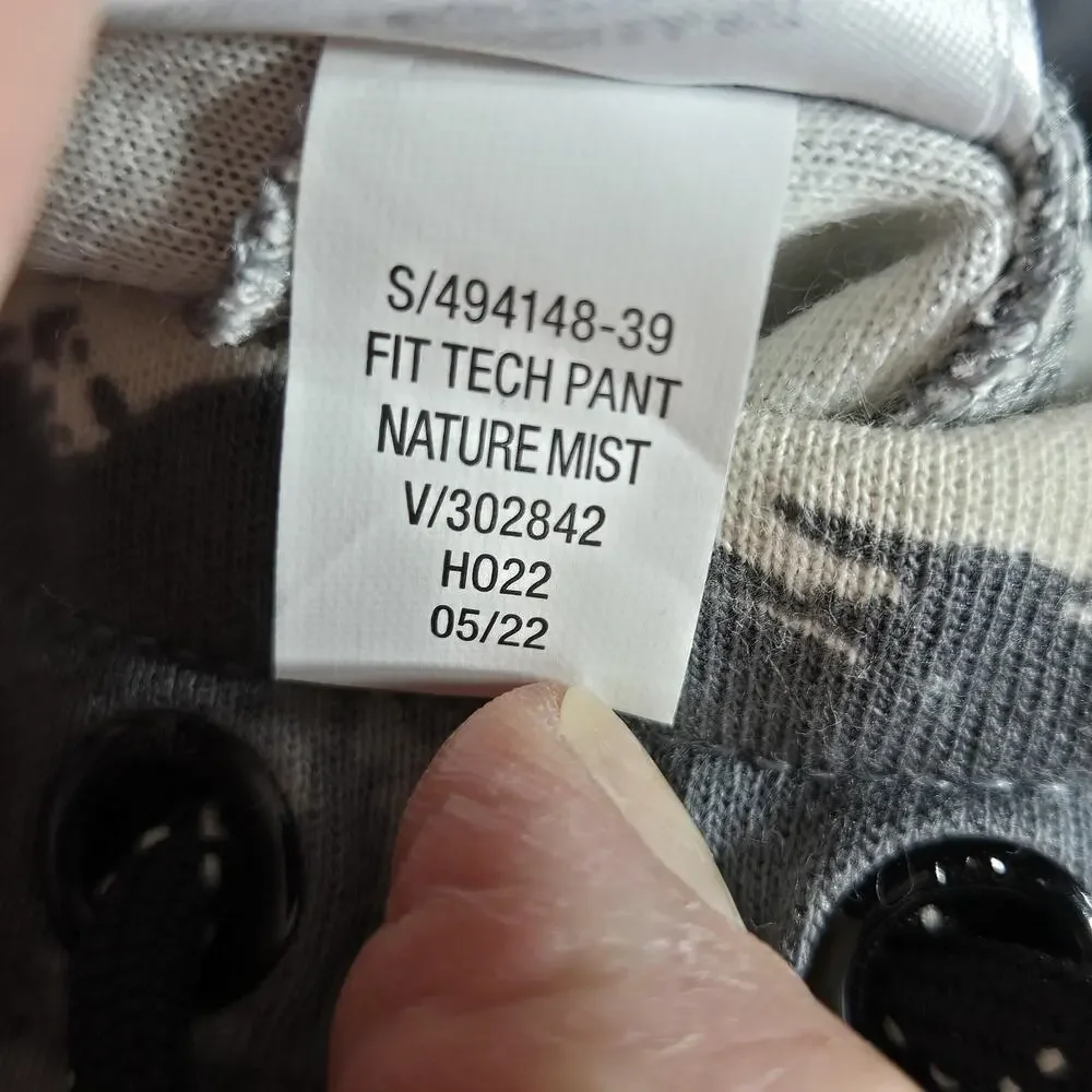 GapFit‎ Pants Kids Medium Gray Nature Mist Fit Tech Joggers Zip Pockets Casual